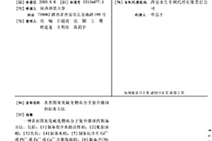 表面圖案化硫化物高分子復合微球的制備方法