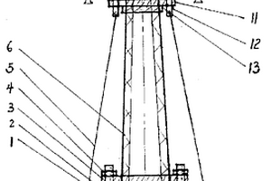 用復合材料制作的免維護電力桿塔