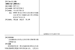 交變磁場驅動形狀記憶的生物可降解聚合物及制備方法