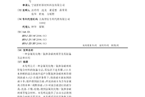 金屬氧化物/氮摻雜碳納米管及其制備方法和應用