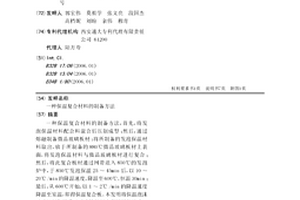 保溫復合材料的制備方法