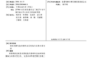 炭基光催化復合材料及其制備方法和應用方法