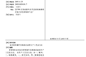 復合材料制作仿陶瓷花盆的生產工藝及方法