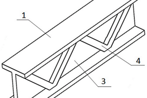 桁架式工字梁結構及用于制備該工字梁結構的模具