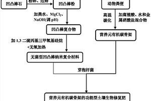 基于營養元有機碳骨架的功能型土壤生物修復肥的制備方法