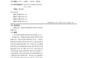鐵鎳合金/鎳鐵氧體磁性復合納米纖維及其制備方法