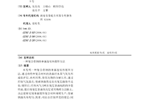 復合帶鋼的單面連續熱鍍鋅方法