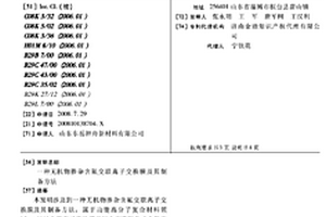 無機物摻雜含氟交聯離子交換膜及其制備方法