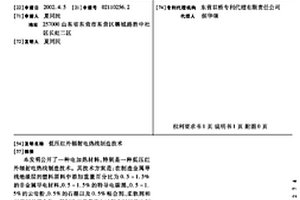 低壓紅外輻射電熱線制造技術