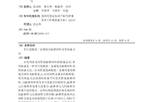 多尺度陶瓷/金屬復合耐磨材料及其制備方法