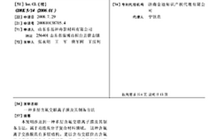 多層含氟交聯離子膜及其制備方法