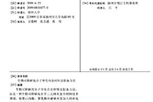 生物可降解高分子導電合金材料及制備方法