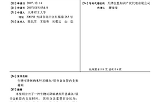 生物可降解納米羥基磷灰/鎂合金血管內支架材料