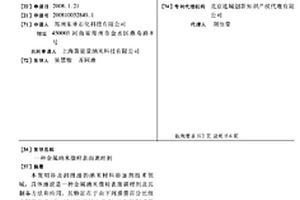 金屬納米微粒表面調理劑