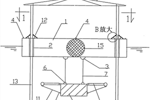 帶阻尼防蕩板張力腿式高穩性浮平臺