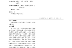 不同氧化程度的石墨烯與二氧化錳復合物的制備方法