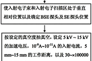 扫描电镜薄样品透射过滤-反射接收式衬度分离成像方法