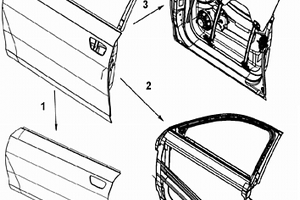 鋼鋁塑料混合的模塊化車門