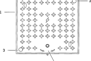 路燈工作井的防盜井蓋裝置
