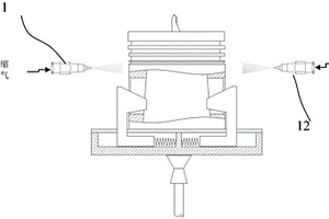 發動機活塞的空氣淬火系統