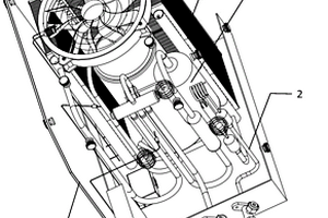 物聯網屏顯小型化空調外機