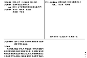 內外層同時強化的顆粒增強鋁基功能梯度復合管及制備法