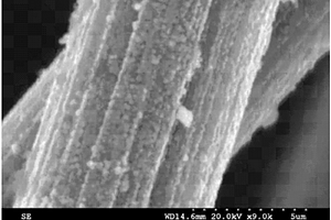 碳纖維表面納米CoFeB吸波涂層的制備方法