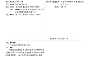 汽車發動機進氣歧管專用料