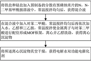 電解水雙功能電催化劑及其制備方法和應用
