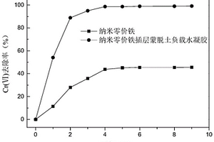納米零價鐵插層蒙脫土負載水凝膠的制備方法及應用