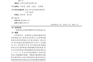 建筑用定型相變儲能材料及其制備方法