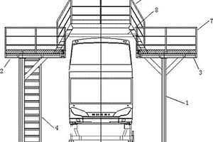 用于全承載新能源客車頂置空調安裝的工裝平臺