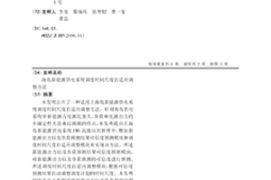 海島新能源供電系統調度時間尺度自適應調整方法