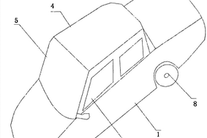 燃油發電機行走充電式新能源汽車