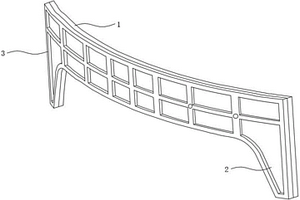 用于新能源汽車具有防撞功能的導流板