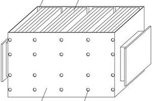 具有輔助散熱結構且便于固定安裝的新能源電池組