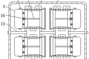 具有模塊化分組防短路起火結構的新能源電池組