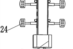 新能源汽車專用橡膠輪胎去雜吊運機構