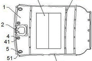 新能源汽車頂棚支架