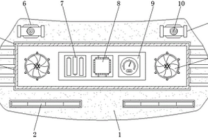 新能源汽車用具有散熱功能的發動機蓋