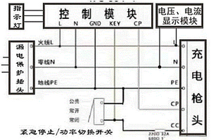 帶電壓電流顯示可調充電電流的多功能充電槍