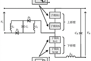 基于電壓舉升技術的模塊化多電平DC-DC升壓變換器及方法