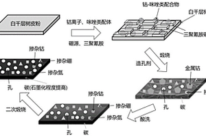 基于白千層樹皮粉的非貴金屬電催化劑及其制備方法和應用