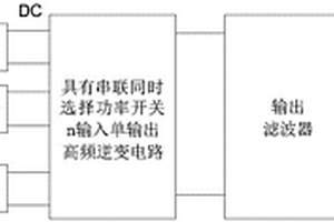 串聯同時選擇開關電壓型單級多輸入非隔離逆變器