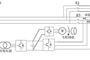 飛輪儲能對配電網電壓暫降系統及其使用方法