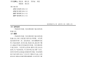 碳材料負載二氧化錫納米片復合材料的制備方法