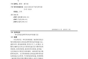 太陽能選擇性吸熱涂料制備方法