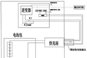 新能源汽車快充口對外放電系統及方法