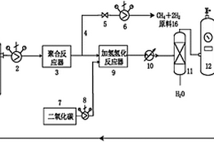 二氧化碳催化合成新能源碳氫物質的裝置及方法
