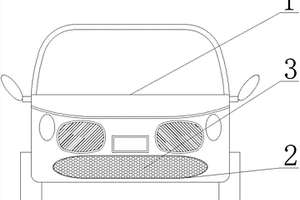 車輛行走過程中利用風力自行發電系統